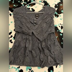 Merona Gray Cable Knit Sweater